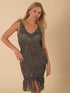 Crochet Fringe Tank Dress